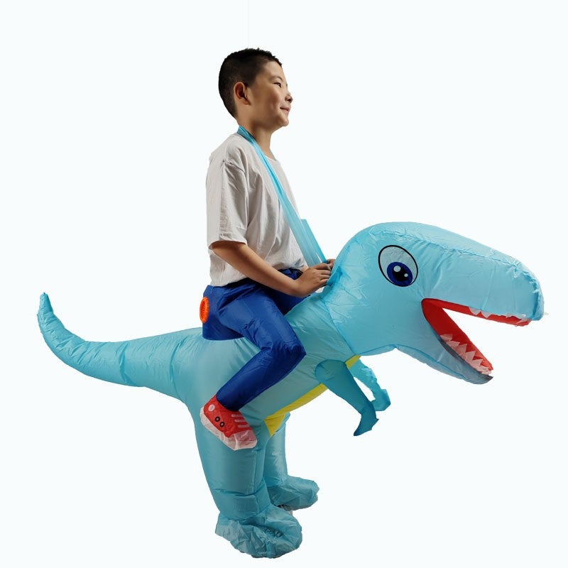 Halloween T-Rex Inflatable Suit Adult Costume Inflatable Suit Children Dinosaur Inflatable Cospiay Costume - Image 1